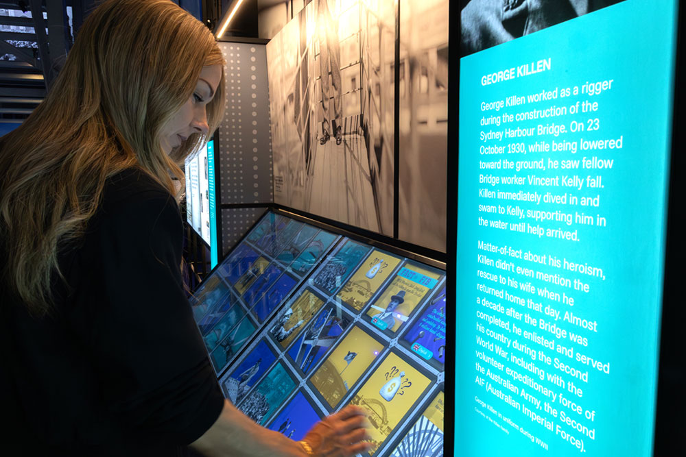 BridgeMuseum, interactive displays
