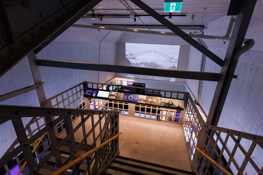 Stairwells in the BridgeMuseum