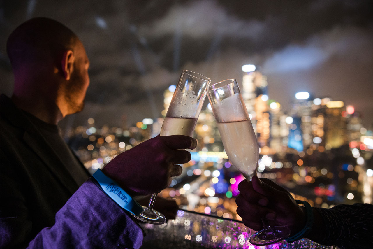 Cheers at the BridgeMuseum SkyHouse