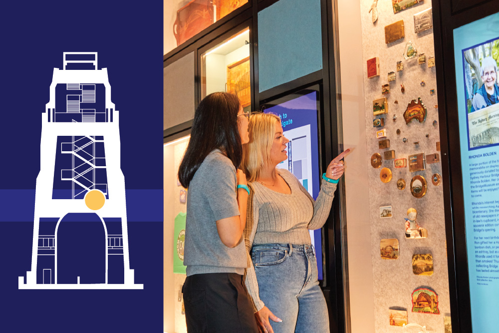 What's inside - the BridgeMuseum memorabilia 