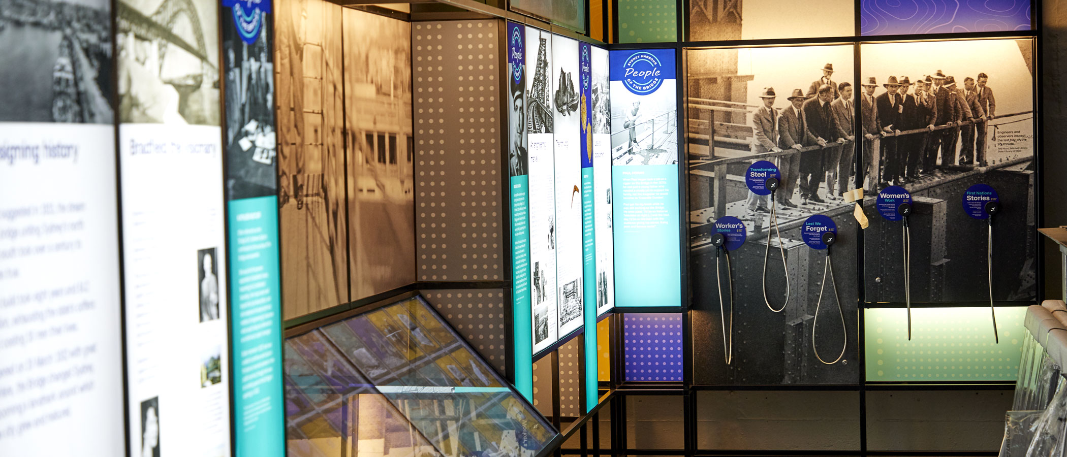 Interactive displays at the BridgeMuseum